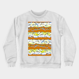 Bush Ants Abstract Digital Var 7 Crewneck Sweatshirt